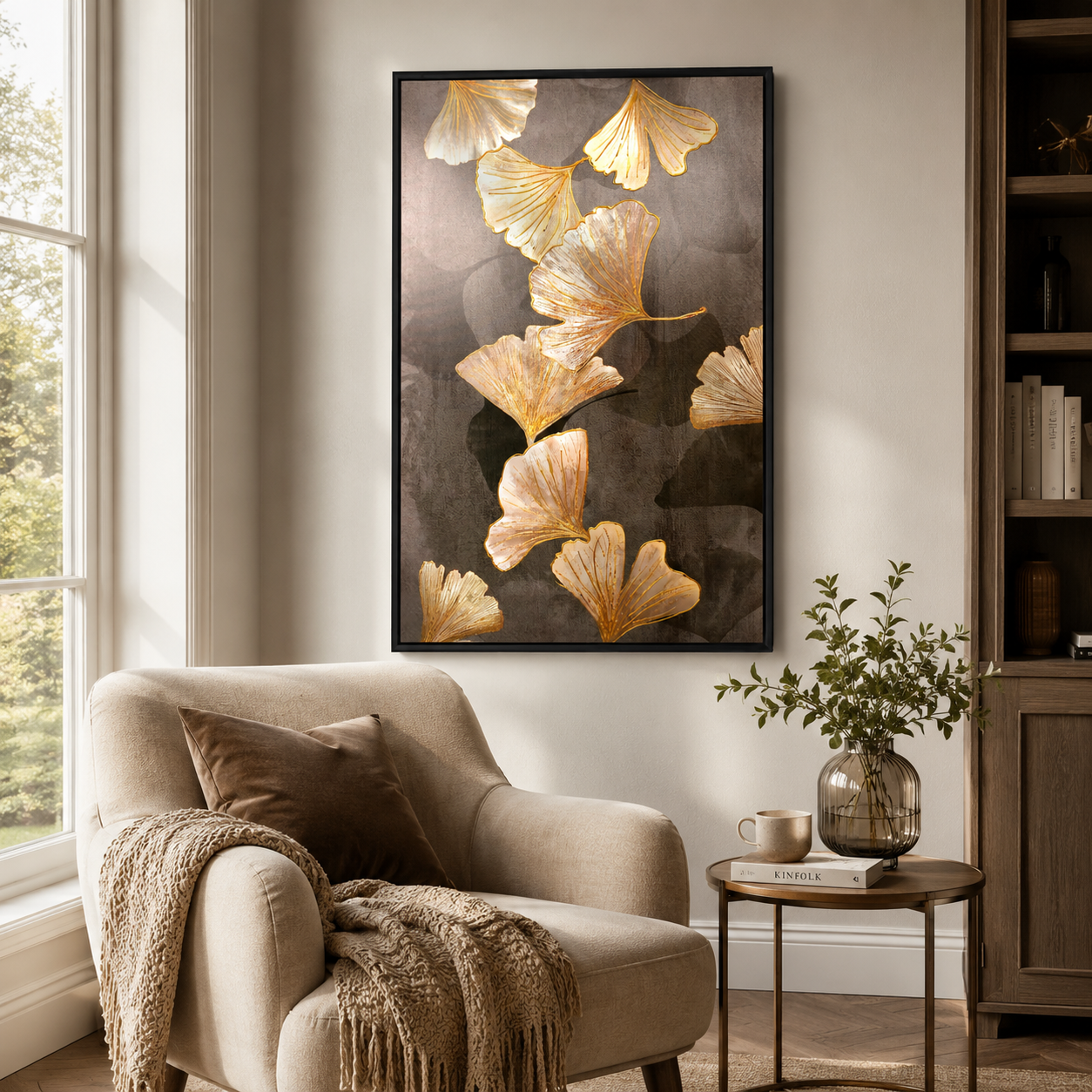 Gold Ginkgo Leaf