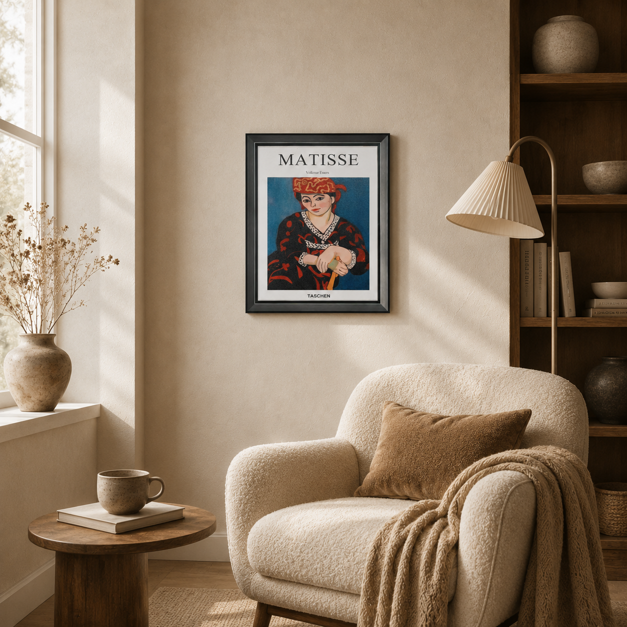 Woman in Red Headdress