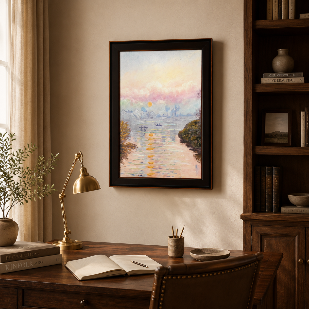 Pastel Dawn Impressionist Sunrise