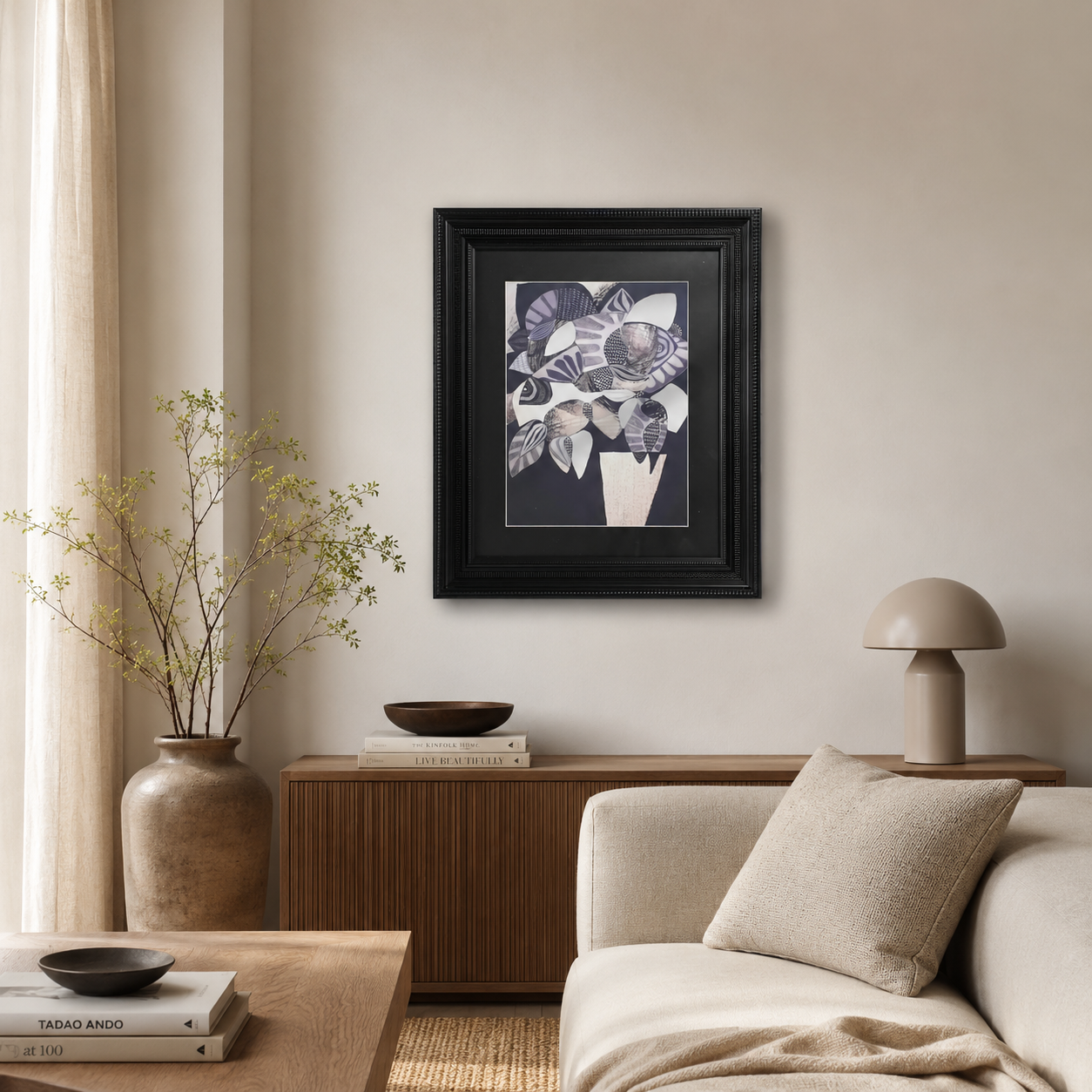Abstract Collage Floral