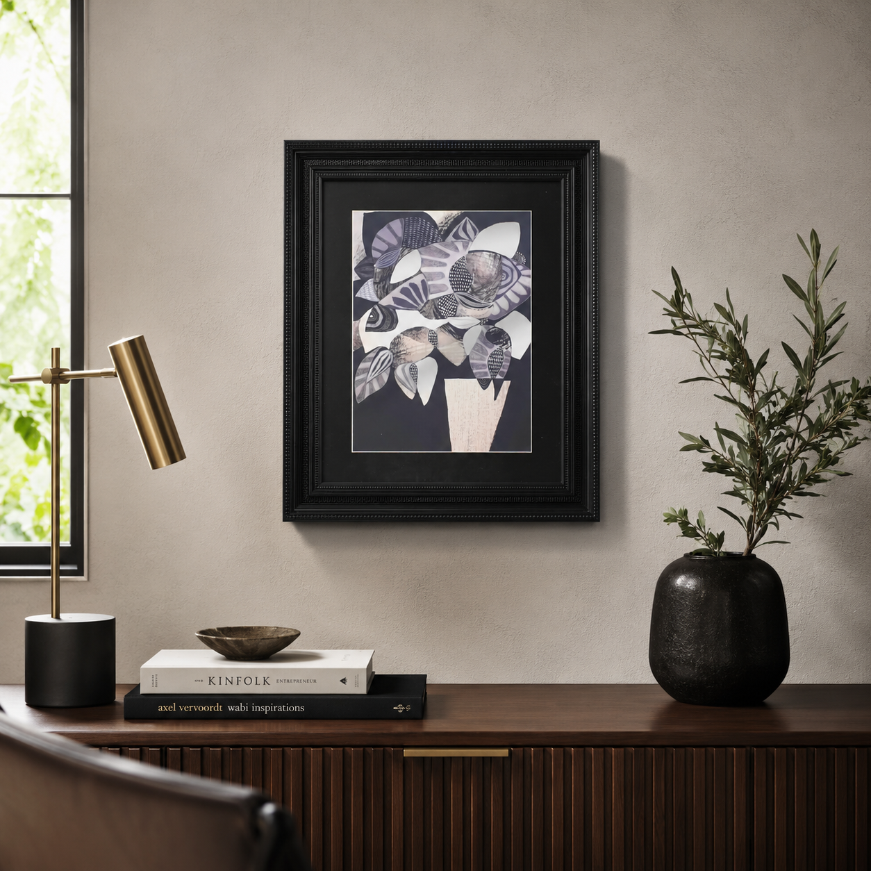 Abstract Collage Floral