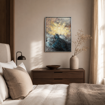 Abstract Gold & Blue