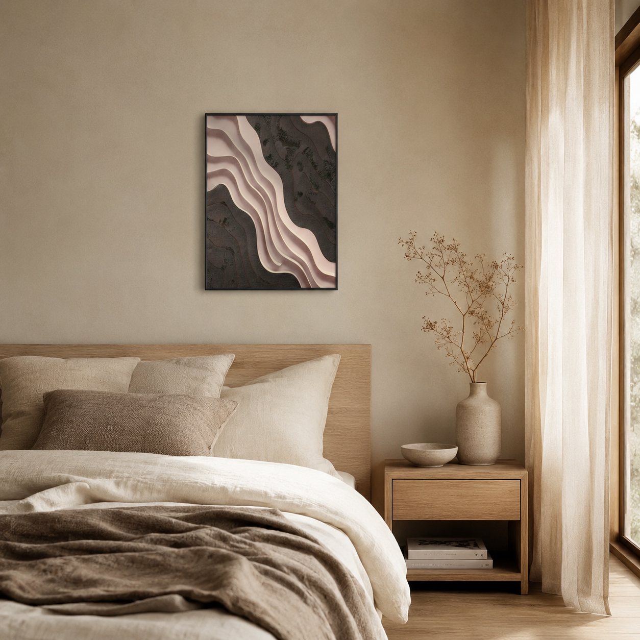 Abstract Layered Earth Tone