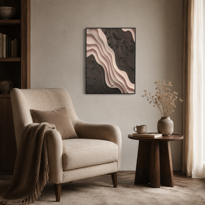 Abstract Layered Earth Tone