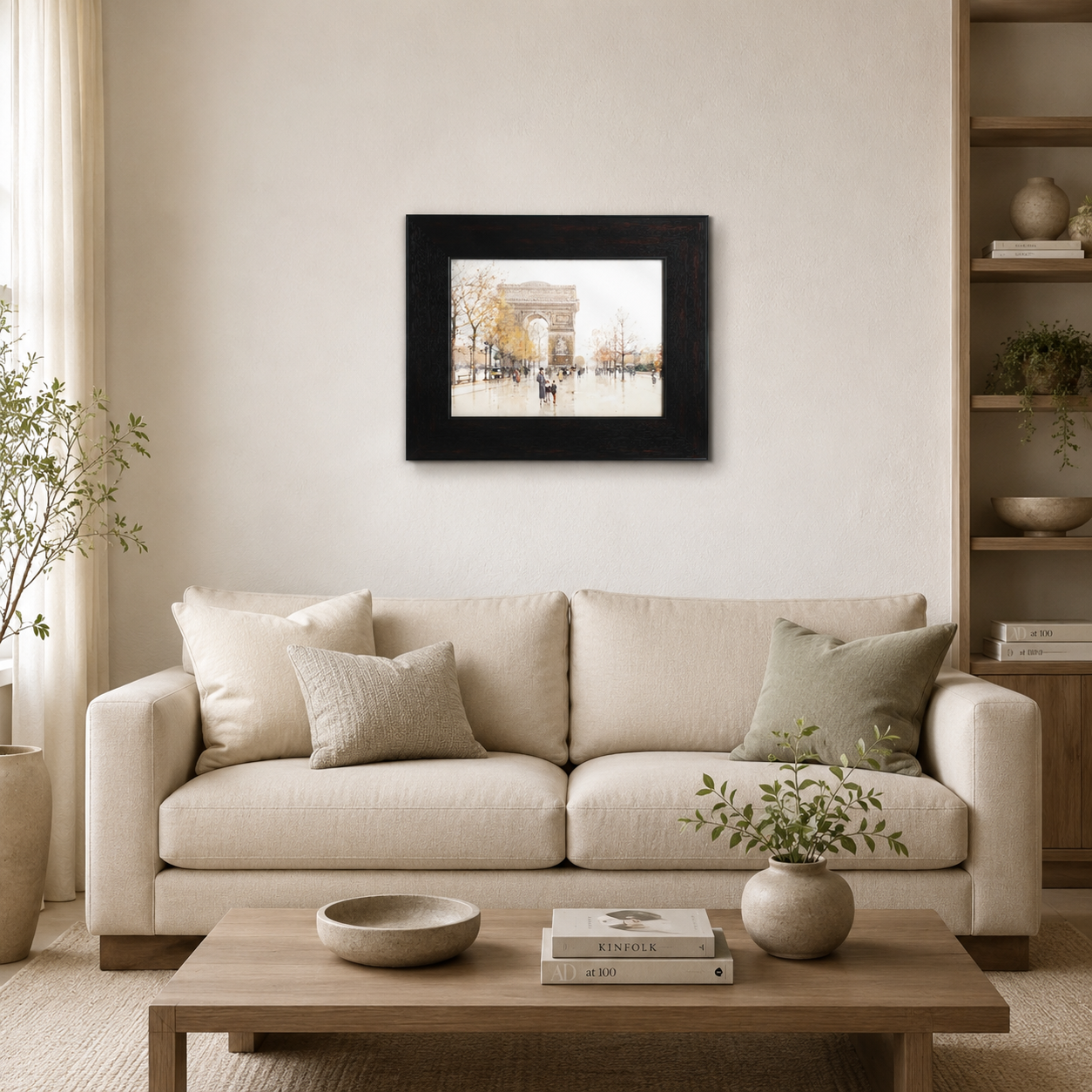 Arc de Triomphe Street Scene