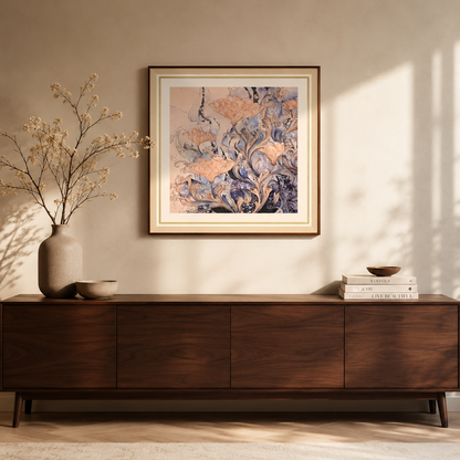 Aura Bloom Intricate Floral Swirl