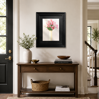 Watercolor Floral Vase
