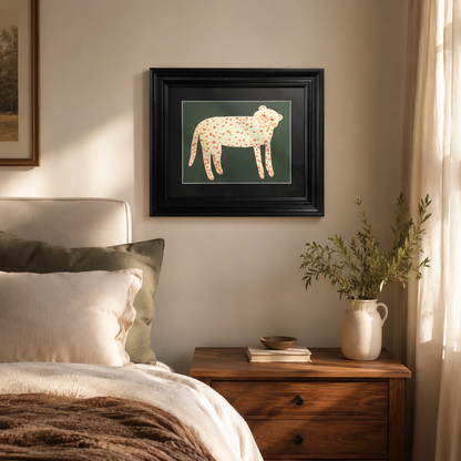 Modern Folk Art Leopard