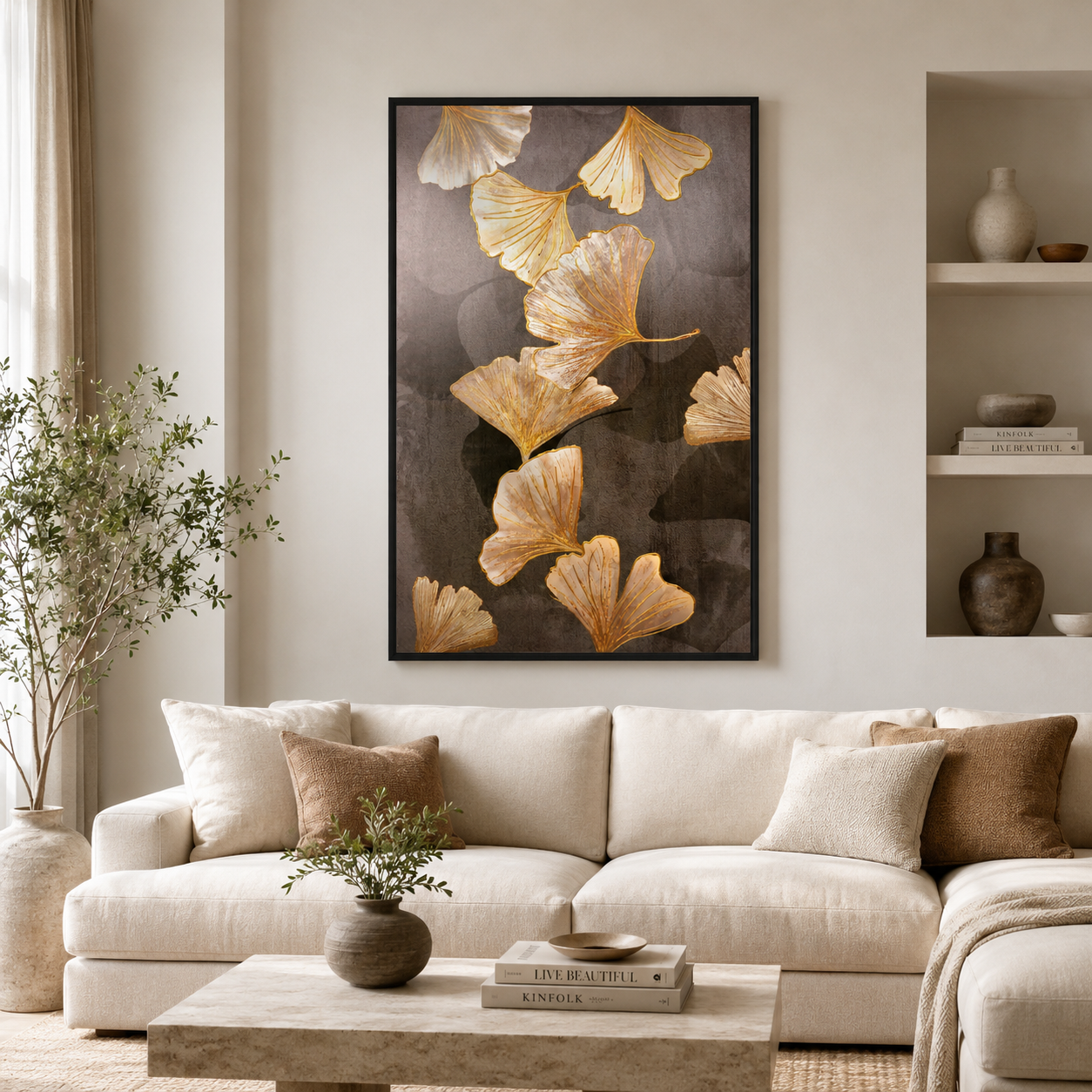 Gold Ginkgo Leaf