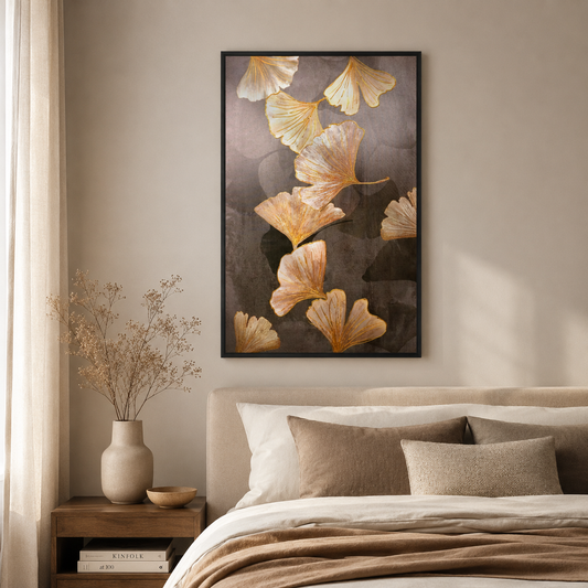 Gold Ginkgo Leaf