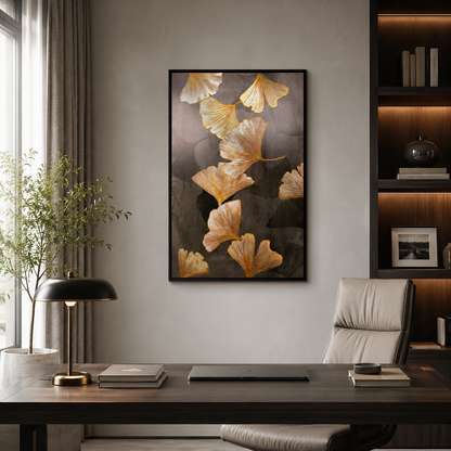 Gold Ginkgo Leaf