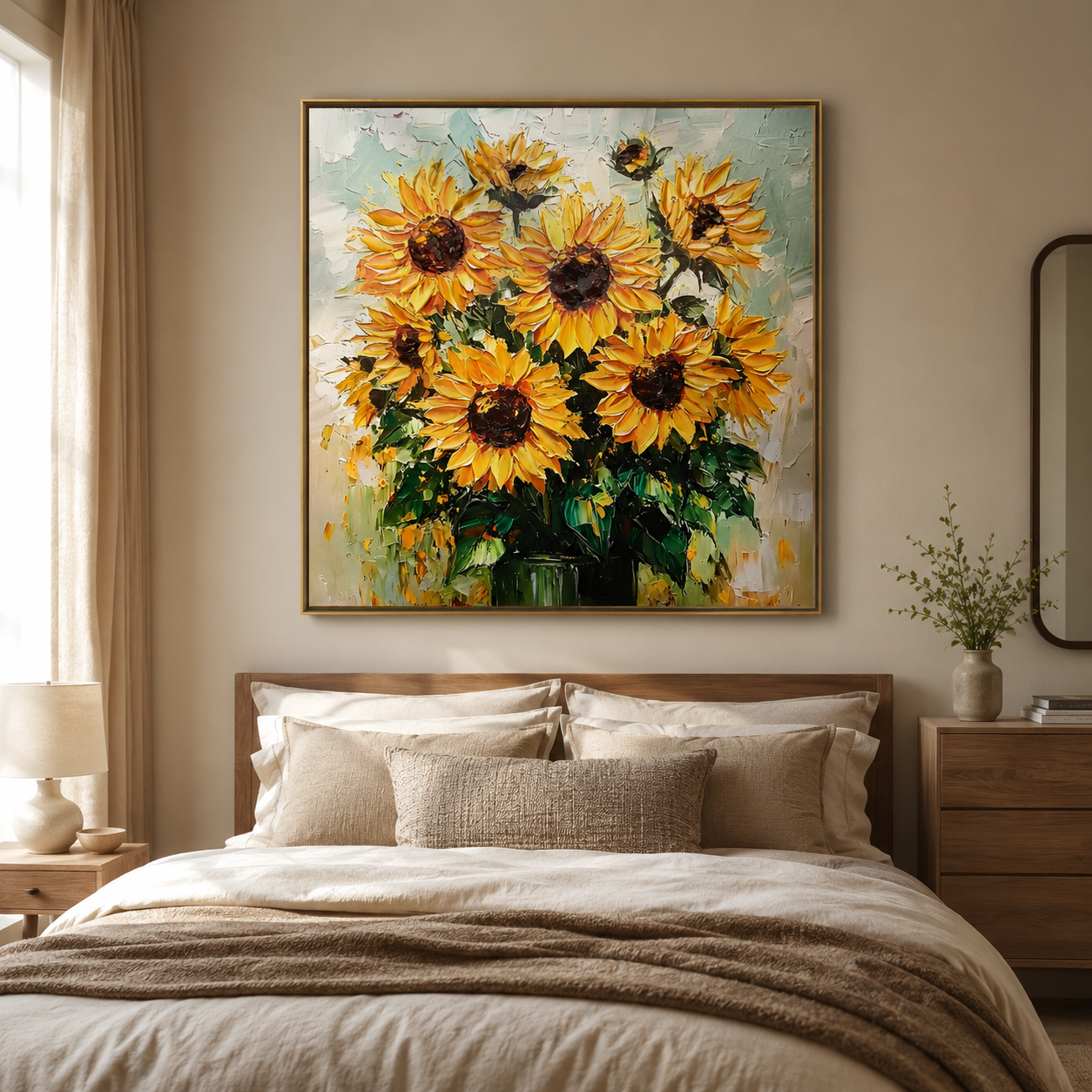 Impasto Yellow Floral Bouquet