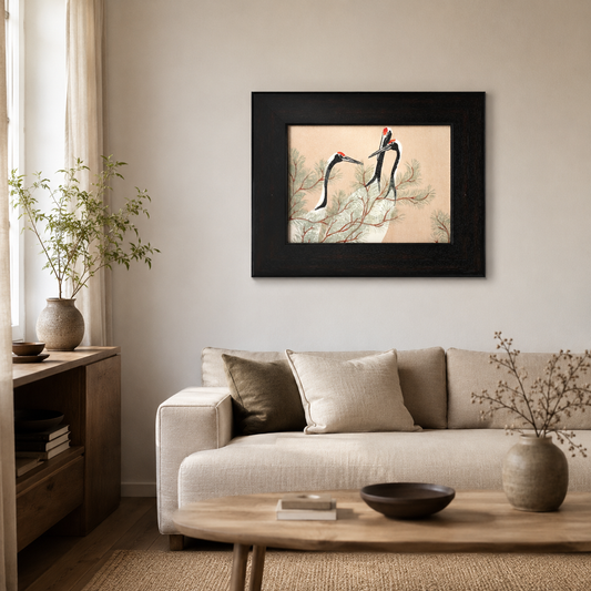 Japanese Red-Crowned Cranes