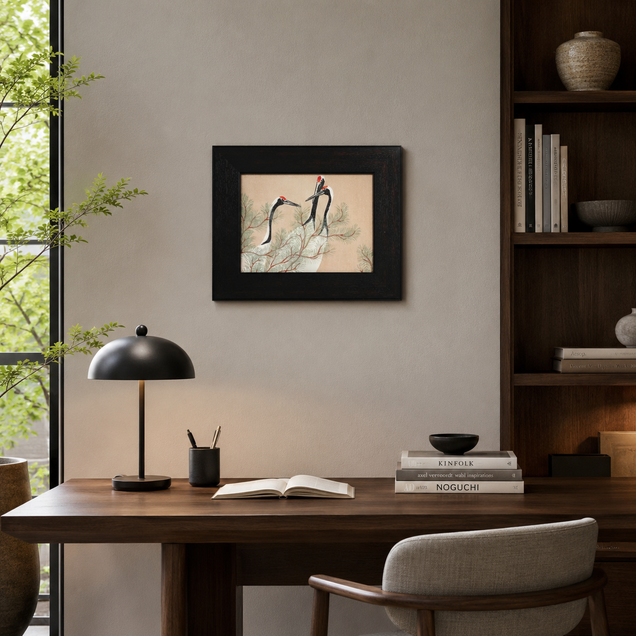Japanese Red-Crowned Cranes