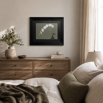 Minimalist Botanical on Sage Green