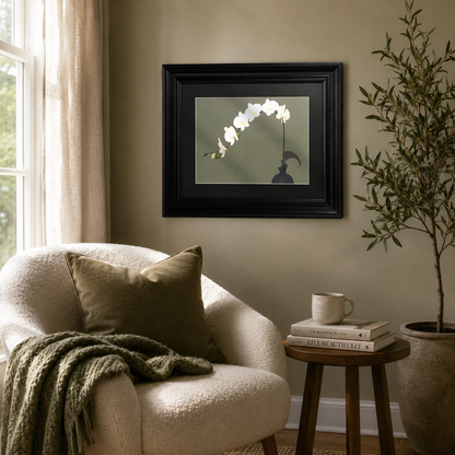 Minimalist Botanical on Sage Green