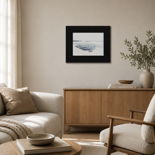Minimalist Watercolor Seascape