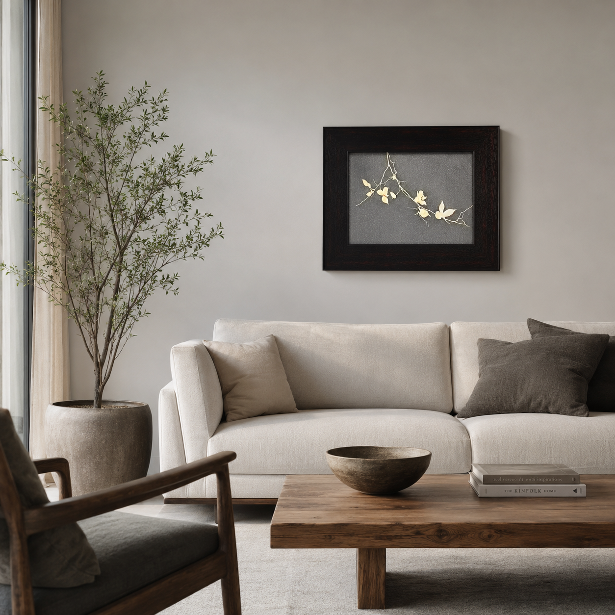 Minimalist White Magnolia