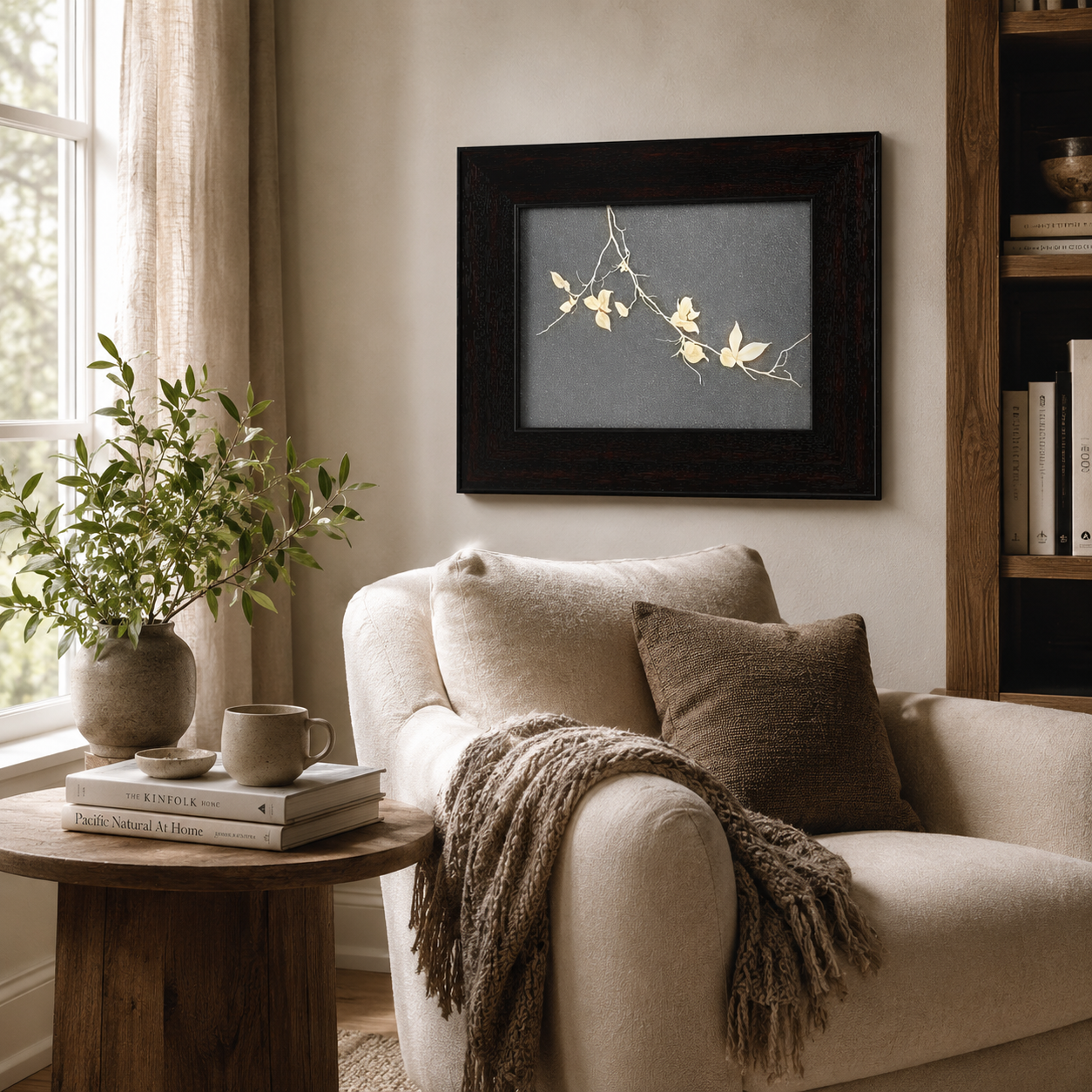 Minimalist White Magnolia