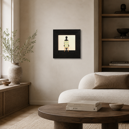 Minimalist Woman on Chair