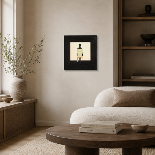 Minimalist Woman on Chair