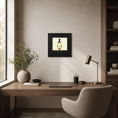 Minimalist Woman on Chair