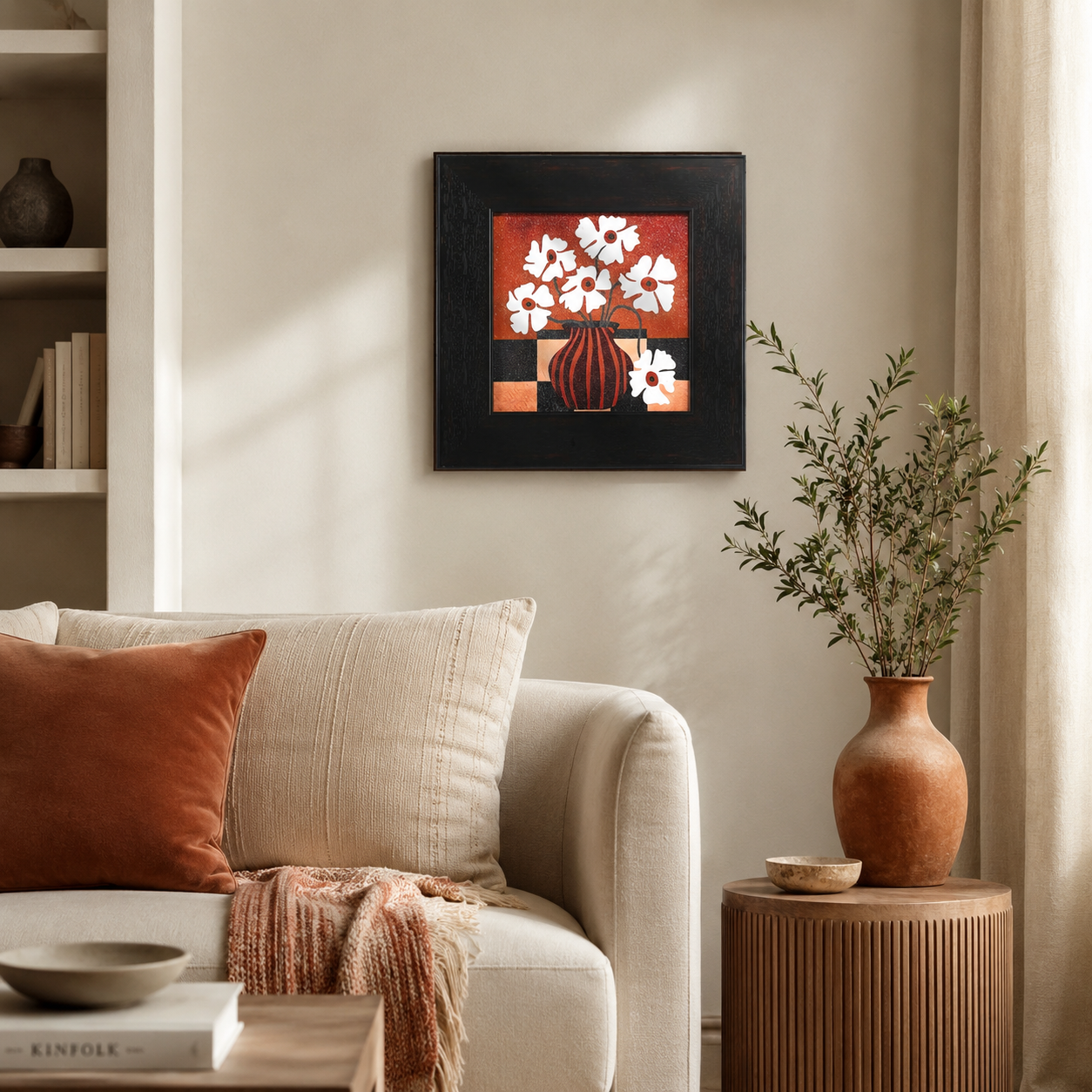 Modern Folk Art Floral