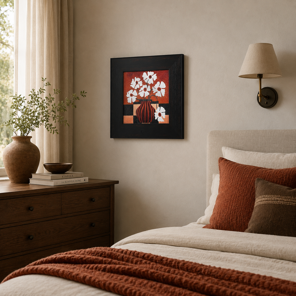 Modern Folk Art Floral