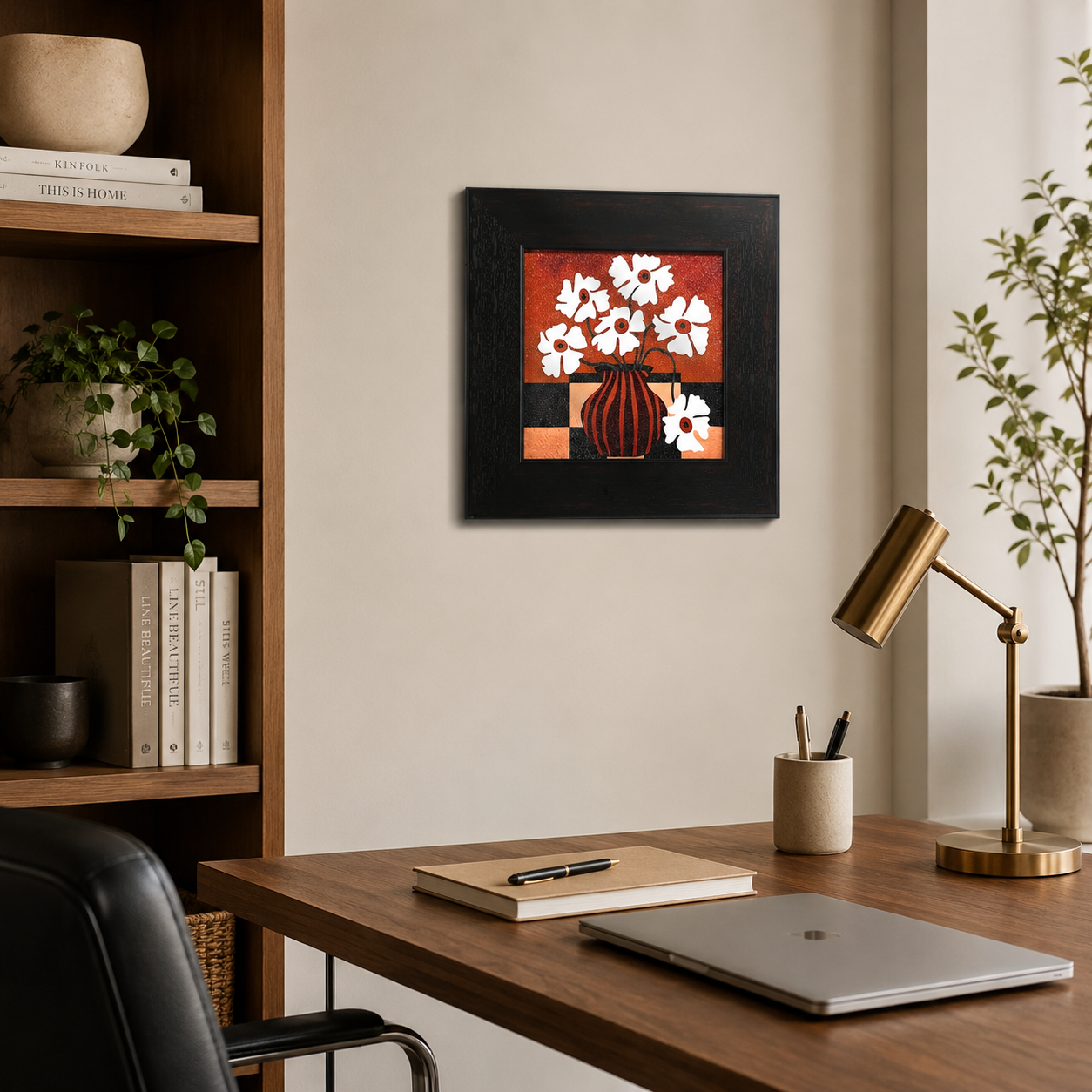 Modern Folk Art Floral
