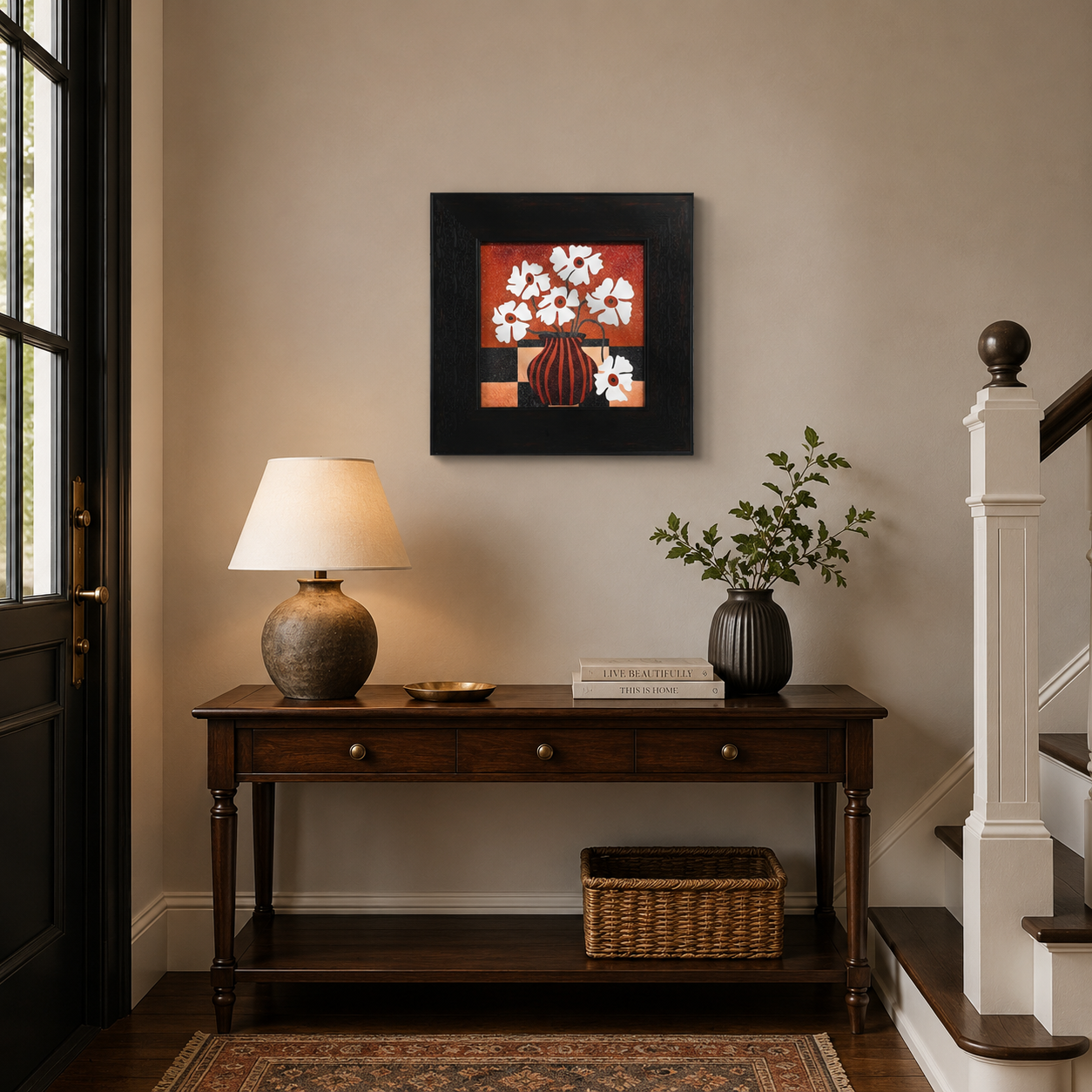 Modern Folk Art Floral