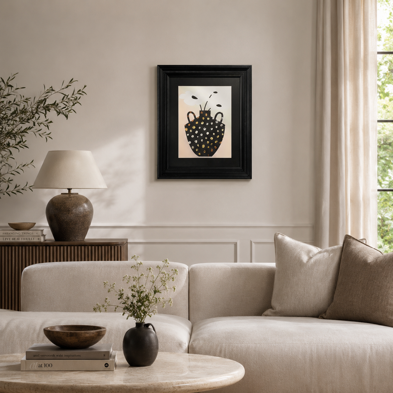 Modern Polka Dot Vase