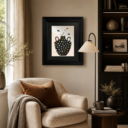 Modern Polka Dot Vase