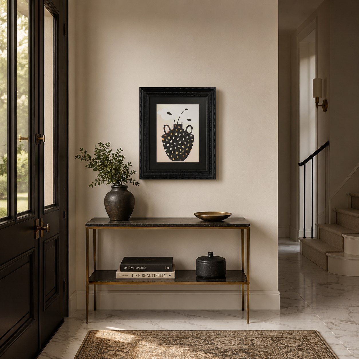 Modern Polka Dot Vase