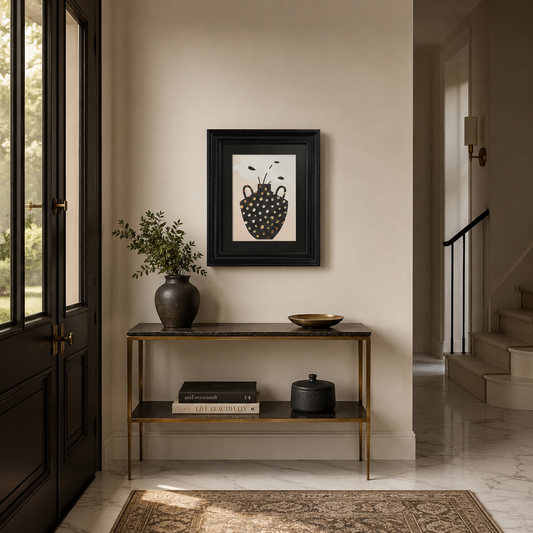 Modern Polka Dot Vase