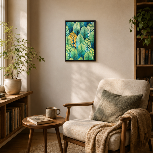 Modern Tropical Leaf