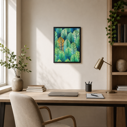 Modern Tropical Leaf