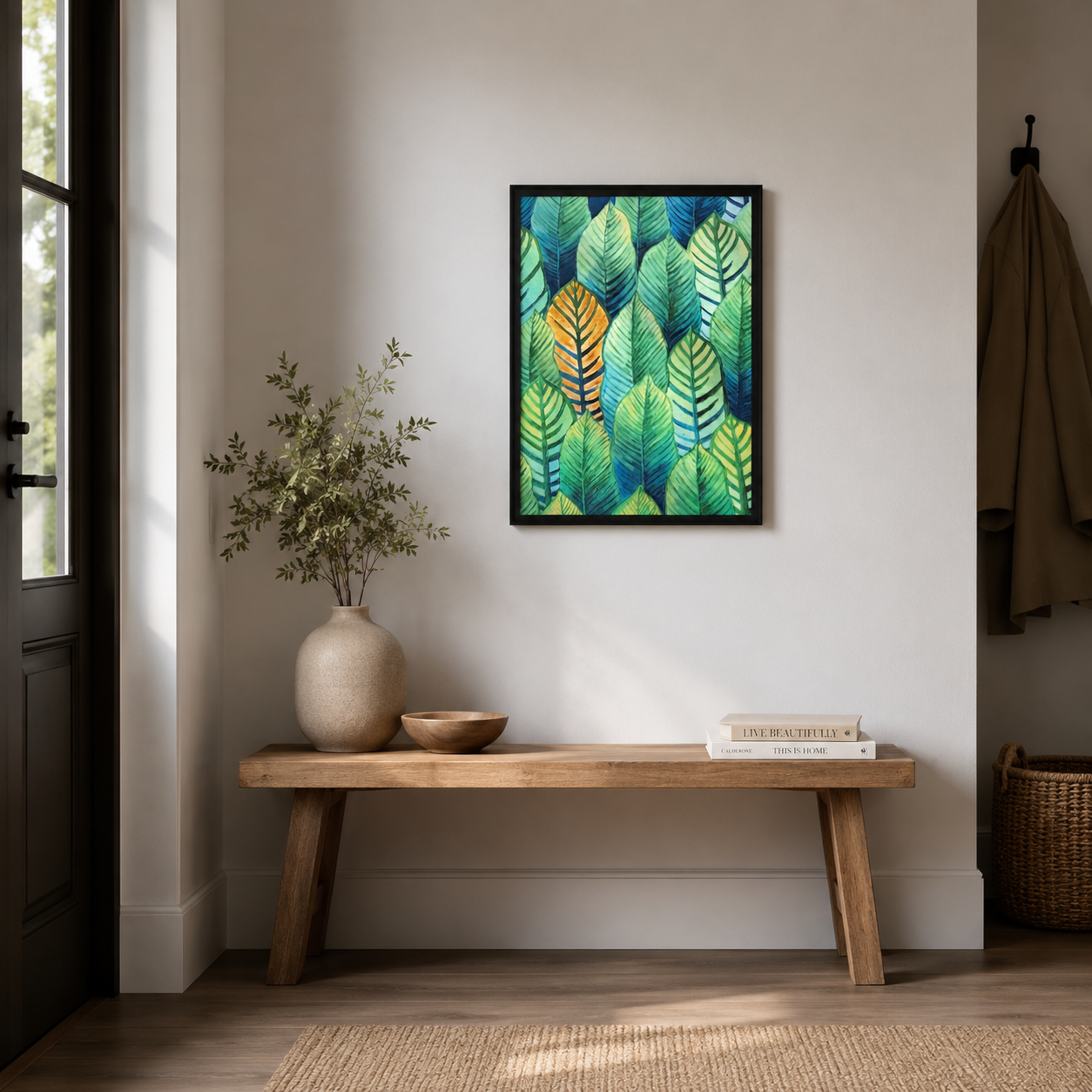 Modern Tropical Leaf