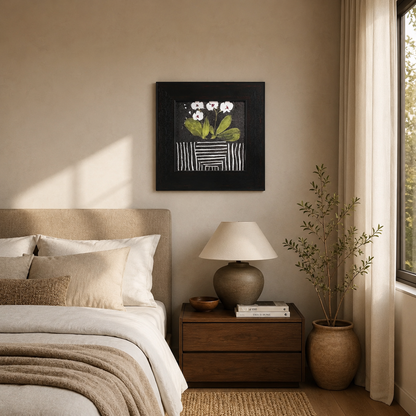 Modern White Orchid