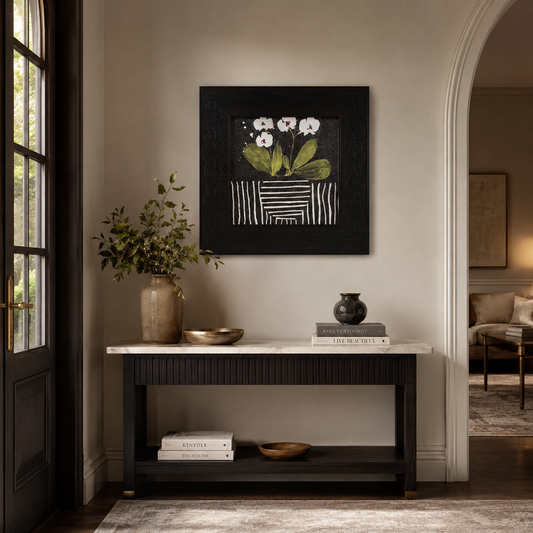 Modern White Orchid