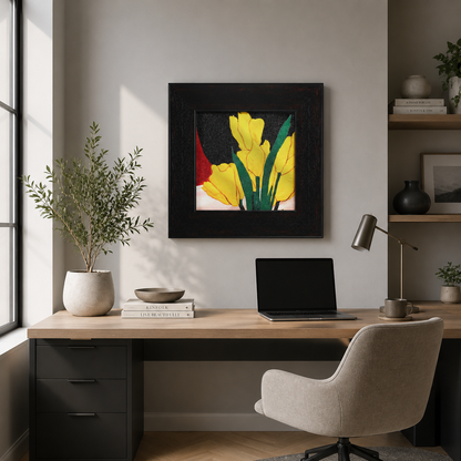 Modern Yellow Tulip