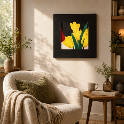 Modern Yellow Tulip