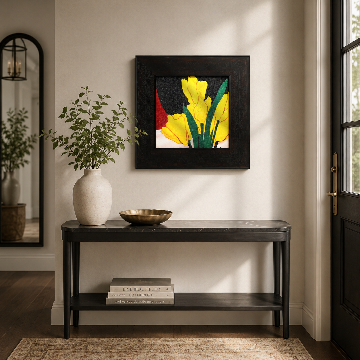 Modern Yellow Tulip