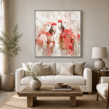 Pink Love Birds