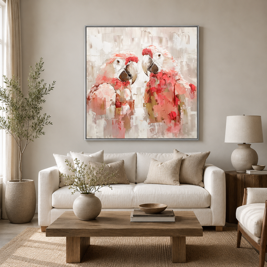 Pink Love Birds