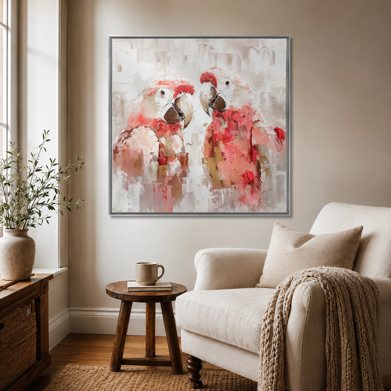 Pink Love Birds