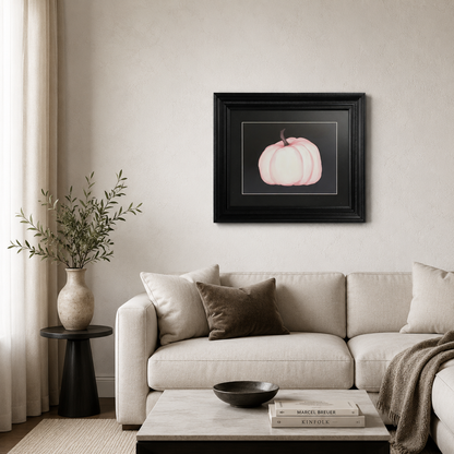 Pink & White Pumpkin