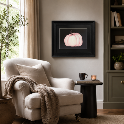 Pink & White Pumpkin