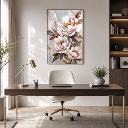 Pink and White Peony