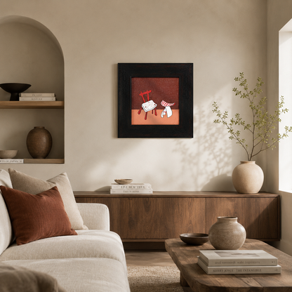 Rustic Red Chair