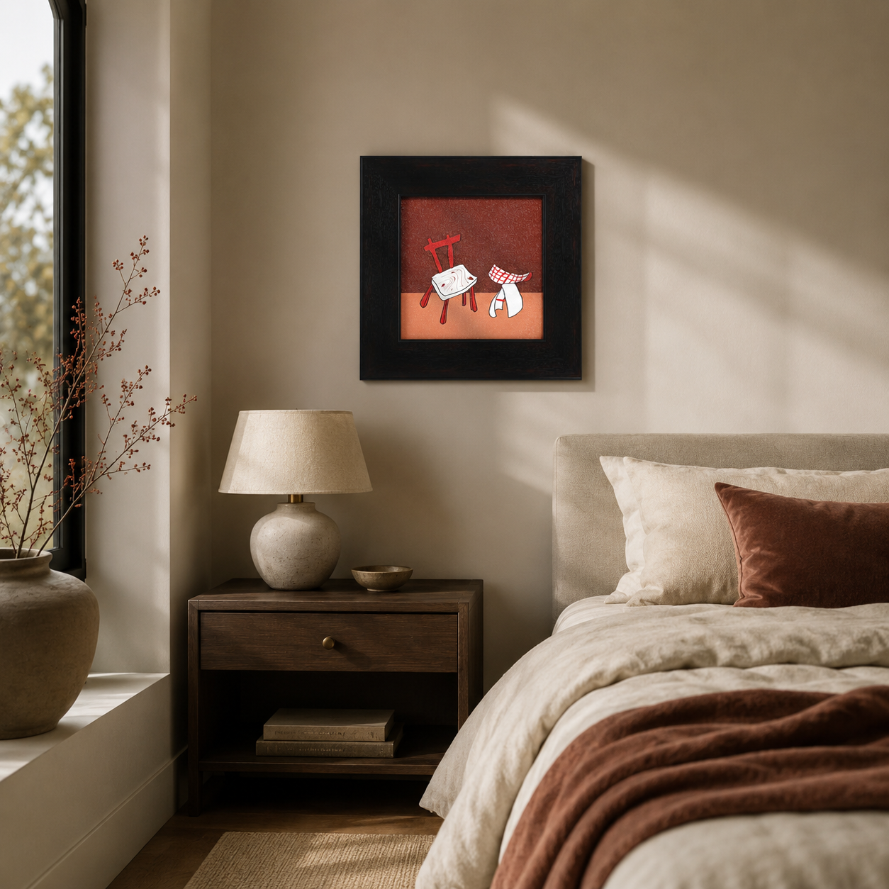 Rustic Red Chair